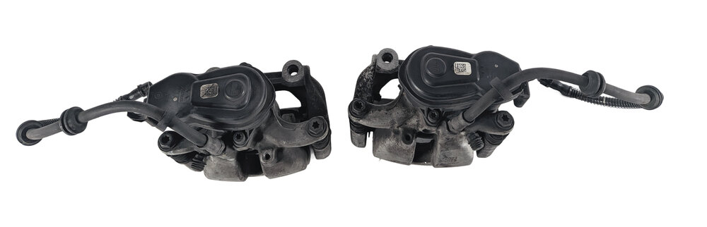 Thumbnail 6: 13-19 MERCEDES GL GLS CLASS 166 REAR LEFT & RIGHT ABS DISC BRAKE CALIPER SET/2