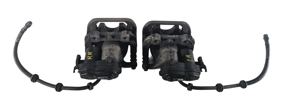 Thumbnail 7: 13-19 MERCEDES GL GLS CLASS 166 REAR LEFT & RIGHT ABS DISC BRAKE CALIPER SET/2