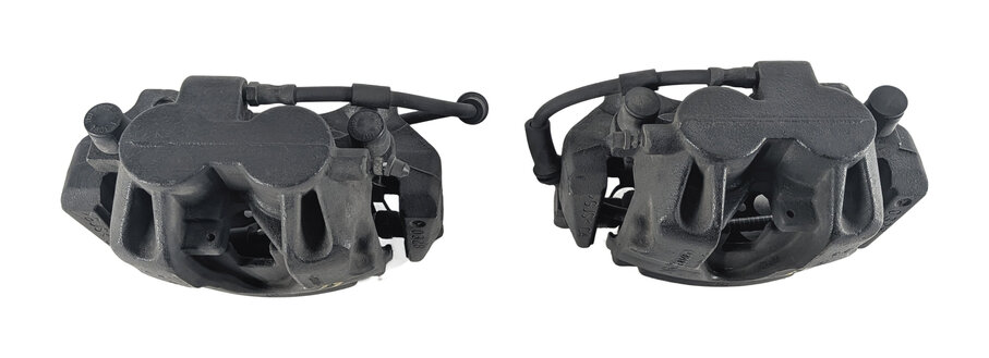 Thumbnail 6: 12-19 MERCEDES GL GLS ML (W166 X166) FRONT LEFT & RIGHT BRAKE CALIPER SET-2