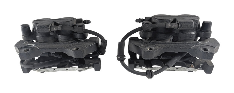 Thumbnail 7: 12-19 MERCEDES GL GLS ML (W166 X166) FRONT LEFT & RIGHT BRAKE CALIPER SET-2