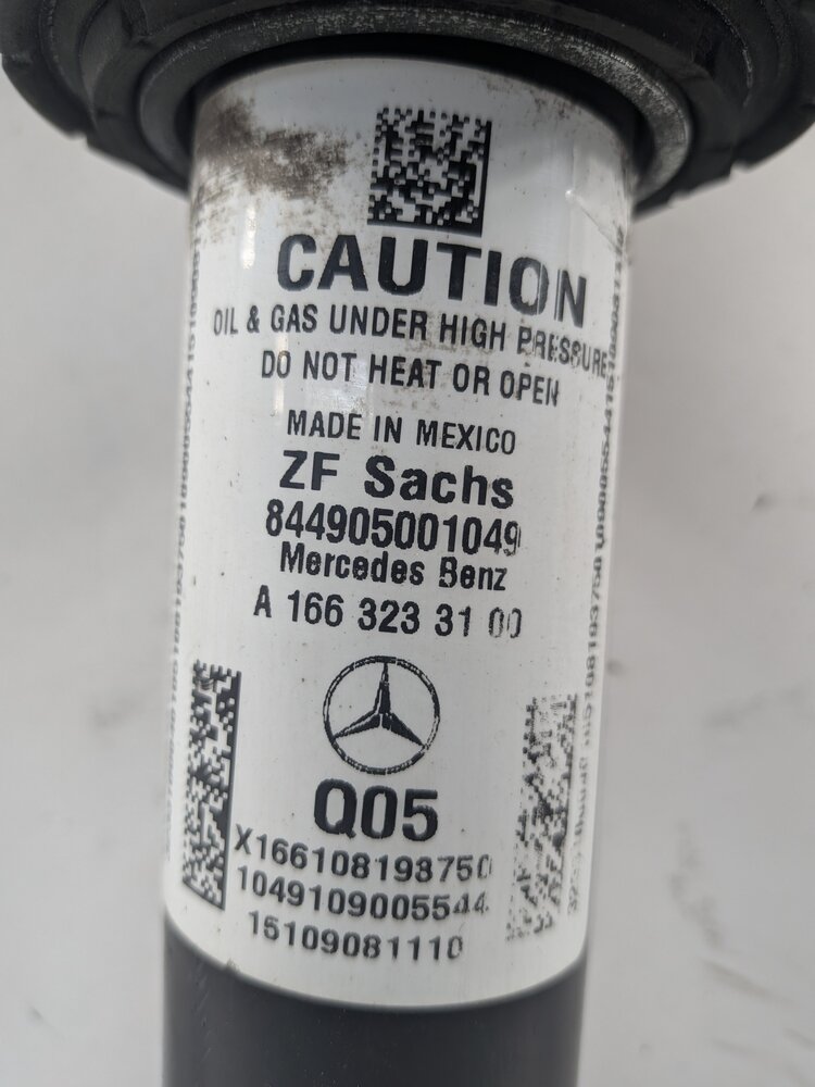 Thumbnail 10: 2013-2019 MERCEDES GL350 GL450 GL550 GLS (W166 X166) FRONT LEFT AIR SHOCK STRUT