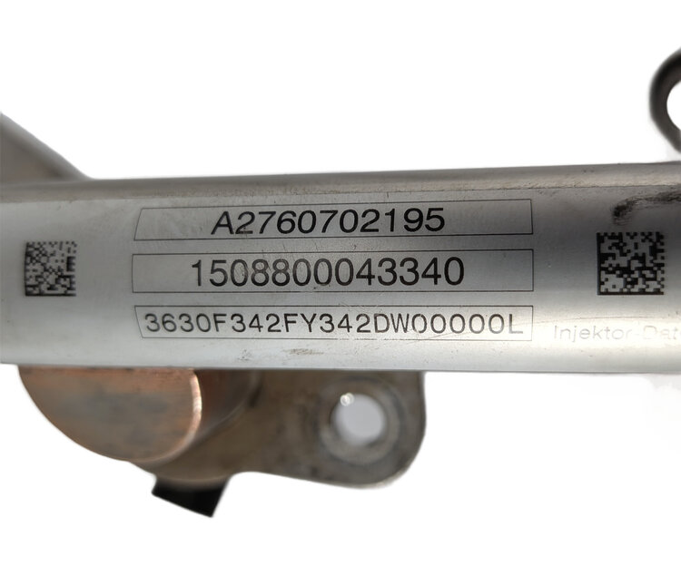 Thumbnail 8: 15-16 MERCEDES GL450 GLE400 X166 M276 LEFT/RIGHT FUEL RAIL SET/2 w/6 INJECTORS