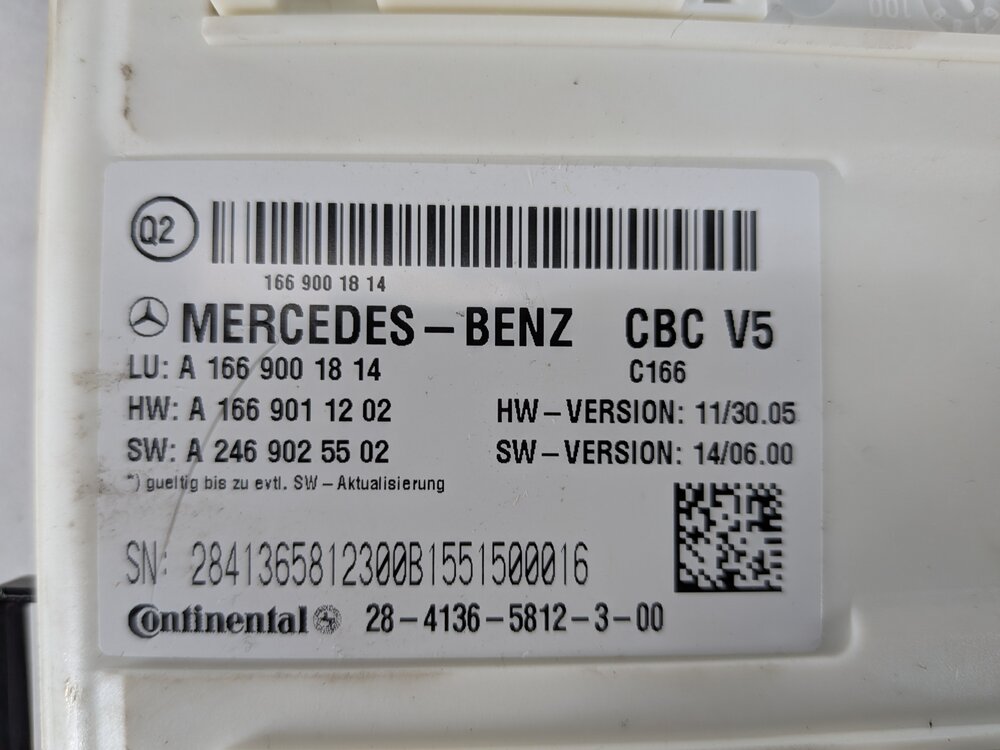 Thumbnail 13: 14-16 MERCEDES GL ML (W166 X166) FRONT SIGNAL ACQUISITION CONTROL MODULE SAM