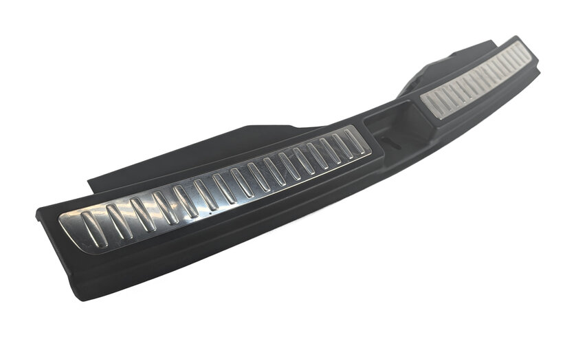 2015 MERCEDES GL450 (X166) REAR CARGO SILL SCUFF PLATE TRIM w/ STAINLESS INSERTS