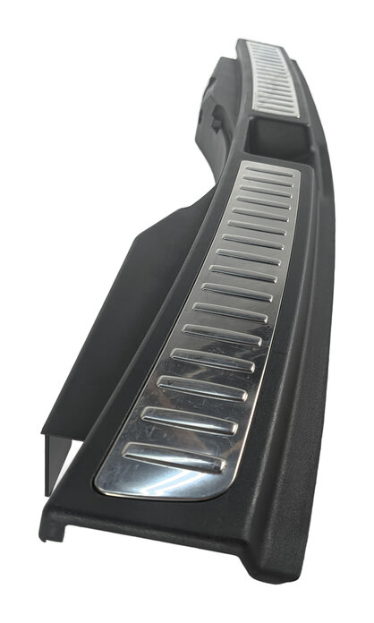 Thumbnail 2: 2015 MERCEDES GL450 (X166) REAR CARGO SILL SCUFF PLATE TRIM w/ STAINLESS INSERTS