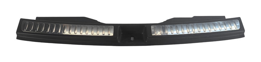 Thumbnail 3: 2015 MERCEDES GL450 (X166) REAR CARGO SILL SCUFF PLATE TRIM w/ STAINLESS INSERTS