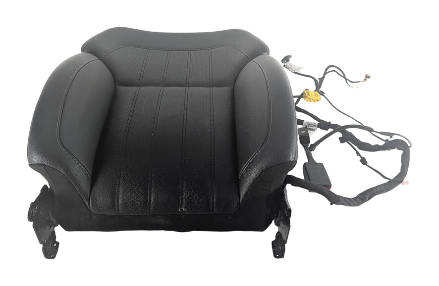 Thumbnail 3: 2015 MERCEDES GL450 X166 FRONT RIGHT PASSENGER UPPER SEAT BACK w/ BUCKLE (Black)