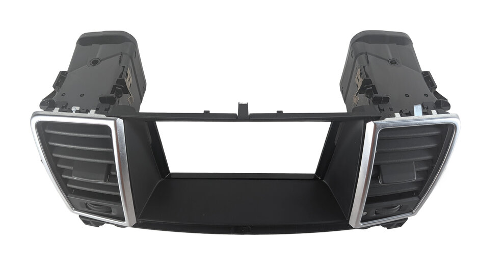 Thumbnail 3: 2015 MERCEDES GL450 (X166) FRONT CENTER DASH AIR AC VENT w/ SCREEN TRIM (Black)