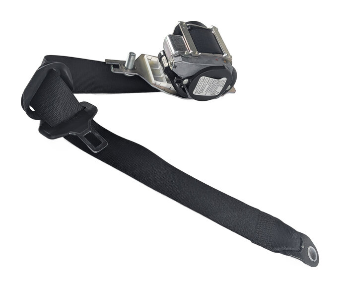 Thumbnail 4: 2015 MERCEDES GL450 (X166) REAR 2ND ROW LEFT SEAT SEATBELT RETRACTOR (Black)