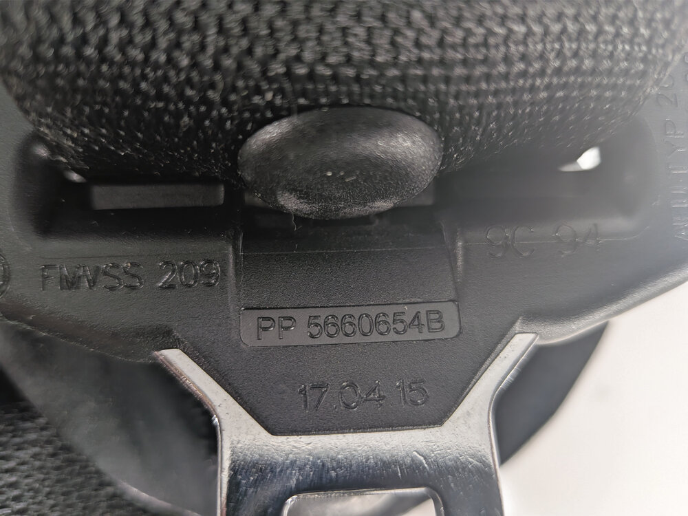 Thumbnail 8: 2015 MERCEDES GL450 (X166) REAR 3RD ROW LEFT SEAT SEATBELT RETRACTOR (Black)