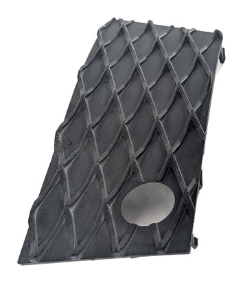 Thumbnail 5: 2015 MERCEDES GL450 (X166) FRONT RIGHT PASSENGER LOWER BUMPER GRILLE w/ PDC HOLE