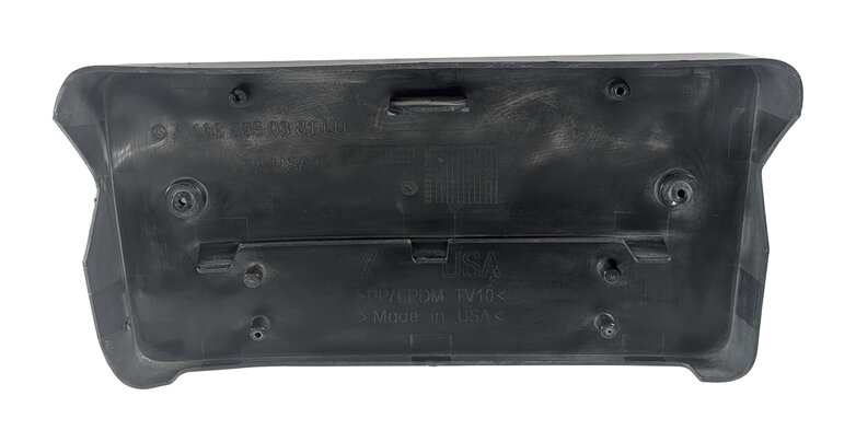 Thumbnail 7: 2015 MERCEDES GL450 (X166) FRONT BUMPER LICENSE PLATE TAG BRACKET HOLDER MOUNT