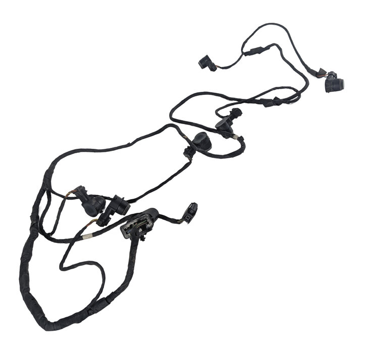 2015 MERCEDES GL450 (X166) FRONT PARK ASSIST PDC SENSOR SET/6 w/ HARNESS (Black)