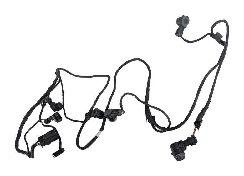 Thumbnail 4: 2015 MERCEDES GL450 (X166) FRONT PARK ASSIST PDC SENSOR SET/6 w/ HARNESS (Black)