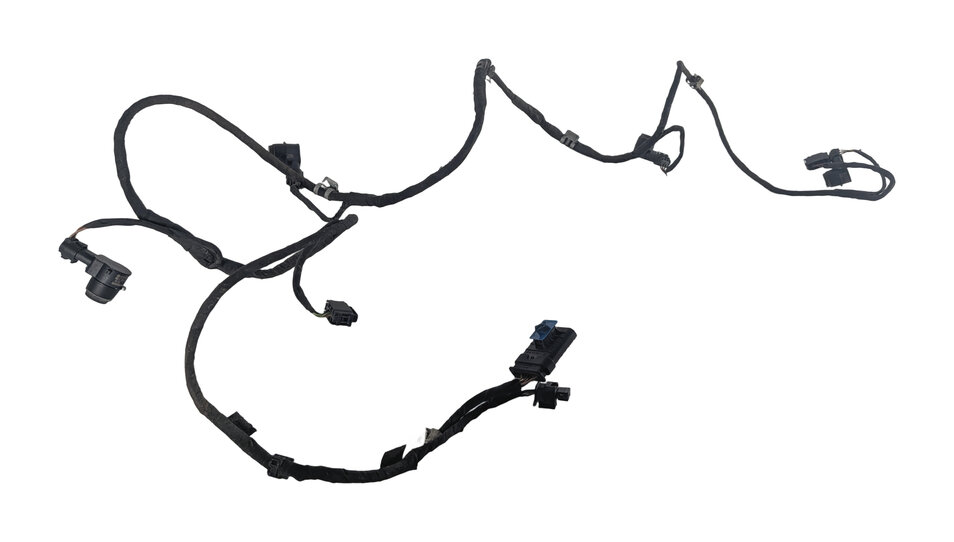 2015 MERCEDES GL450 (X166) REAR PARK ASSIST PDC SENSOR SET/4 w/ HARNESS (Black)