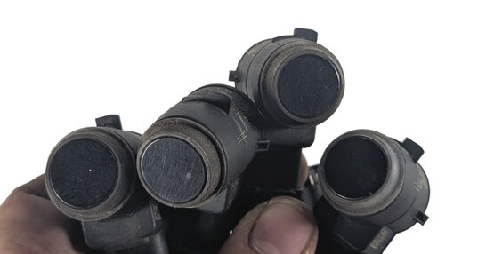 Thumbnail 6: 2015 MERCEDES GL450 (X166) REAR PARK ASSIST PDC SENSOR SET/4 w/ HARNESS (Black)