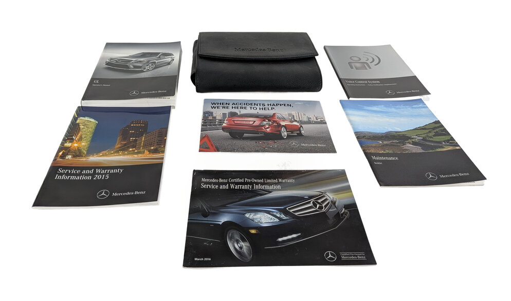 Thumbnail 2: 2015 MERCEDES GL450 (X166) 3.0L OWNER'S MANUAL USER GUIDE BOOKLET w/ CASE SET