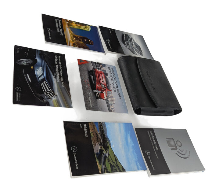 Thumbnail 4: 2015 MERCEDES GL450 (X166) 3.0L OWNER'S MANUAL USER GUIDE BOOKLET w/ CASE SET