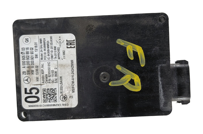 Thumbnail 7: 2015 MERCEDES GL450 (X166) FRONT RIGHT PASSENGER BLIND SPOT RADAR SENSOR MODULE