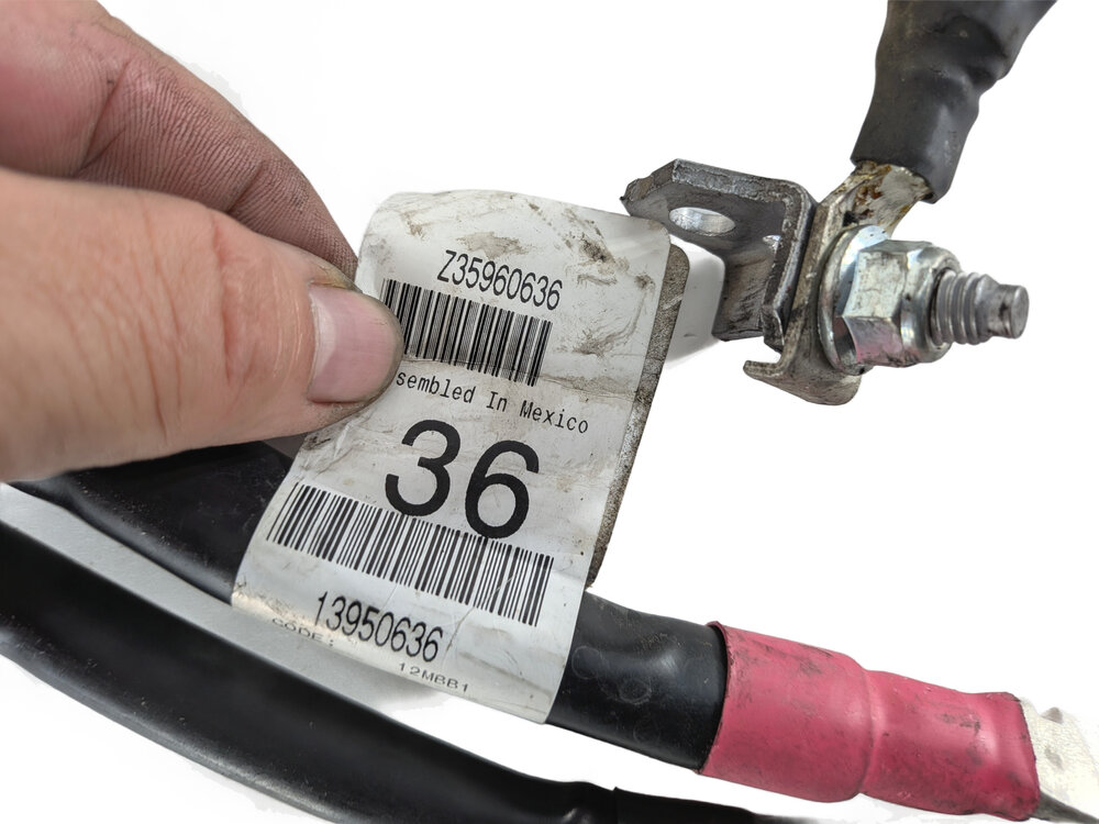 Thumbnail 8: 2015 MERCEDES GL450 (X166) 3.0L (276.821) ENGINE ALTERNATOR STARTER POWER CABLE