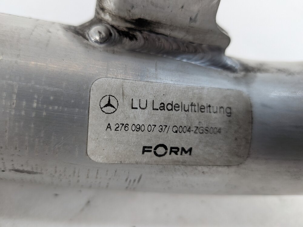 Thumbnail 8: 2015 MERCEDES GL450 (X166) 3.0L 276.821 ENGINE RIGHT INTERCOOLER CHARGE AIR PIPE