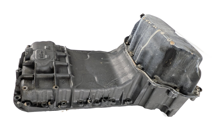 Thumbnail 4: 2015 MERCEDES GL450 (X166) 3.0L (276.821) ENGINE UPPER/LOWER OIL PAN SUMP SET/2