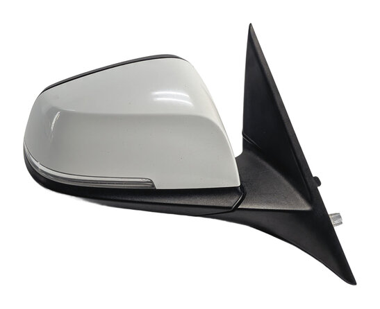 Thumbnail 4: 13-19 BMW 3-SERIES (F30 F31) RIGHT P-FOLD HEAT AUTODIM DOOR MIRROR (White)