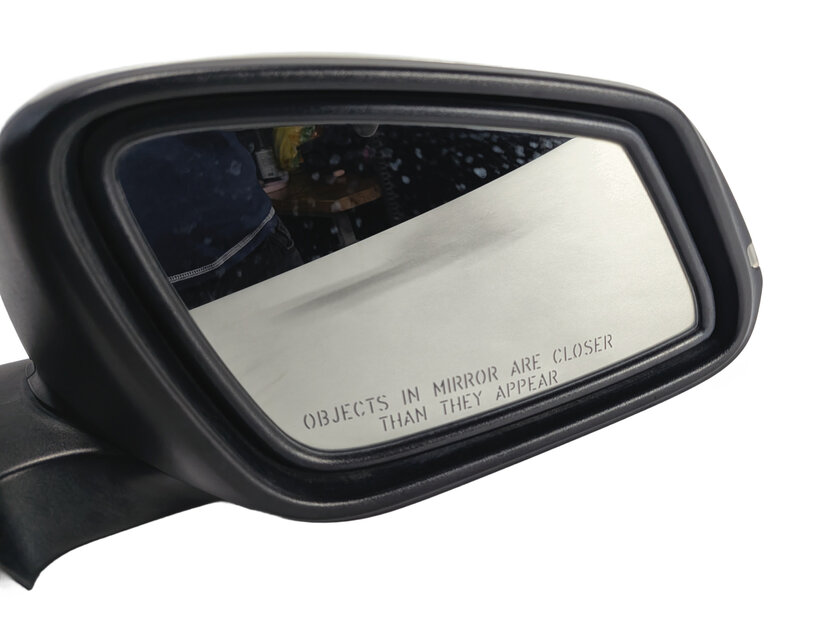 Thumbnail 6: 13-19 BMW 3-SERIES (F30 F31) RIGHT P-FOLD HEAT AUTODIM DOOR MIRROR (White)