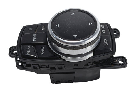Thumbnail 3: 12-20 BMW 2 3 4 SERIES (F22 F30 F32 F34) STEREO NAVIGATION i-DRIVE SWITCH KNOB