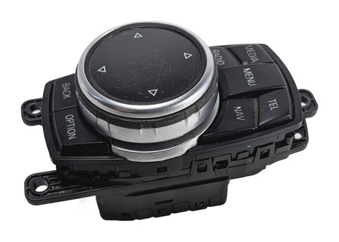 Thumbnail 5: 12-20 BMW 2 3 4 SERIES (F22 F30 F32 F34) STEREO NAVIGATION i-DRIVE SWITCH KNOB