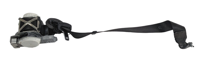 Thumbnail 2: 14-19 BMW 3 4 SERIES (F30 F32 F34) RIGHT PASSENGER SEATBELT RETRACTOR (Black)