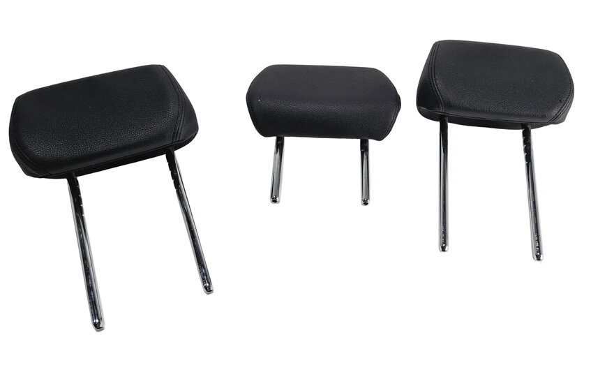 Thumbnail 2: 2014 BMW 328D (F30) REAR LEFT/CENTER/RIGHT SEAT HEAD REST SET/3 (Black)