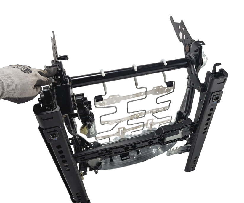 Thumbnail 5: 12-19 BMW 3 SERIES (F30 F34) FRONT LEFT DRIVER POWER SEAT TRACK FRAME w/ MOTORS