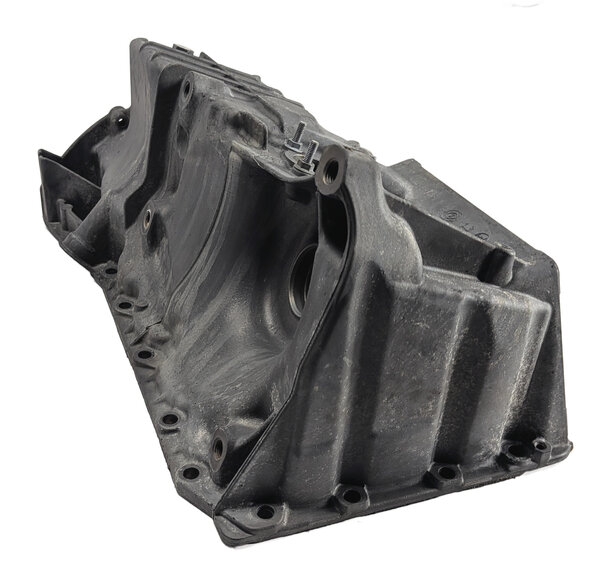 Thumbnail 2: 14-18 BMW 328D X3 F30 F31 F25 2.0L DIESEL ENGINE OIL PAN w/AXLE SUPPORT BRACKET
