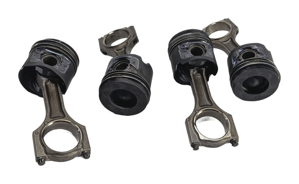 14-18 BMW 328 X3 (F30 F25) 2.0L TURBO DIESEL ENGINE PISTON & CONNECTING ROD SET4