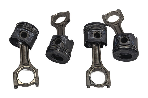 Thumbnail 2: 14-18 BMW 328 X3 (F30 F25) 2.0L TURBO DIESEL ENGINE PISTON & CONNECTING ROD SET4