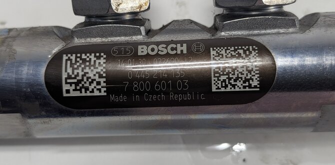 Thumbnail 7: 14-18 BMW 328D X3 (F30 F25) 2.0L N47T DIESEL FUEL RAIL w/ LINES PRESSURE SENSOR