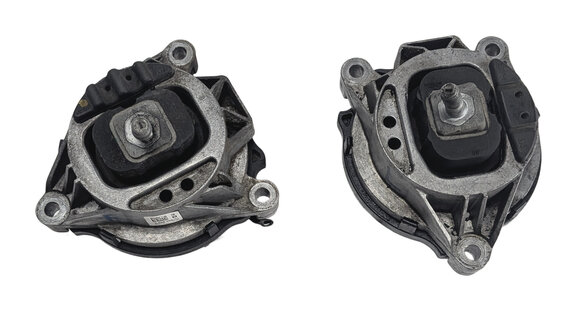 14-18 BMW 328d xDrive F30 2.0L N47 DIESEL LEFT & RIGHT ENGINE MOTOR MOUNT SET/2