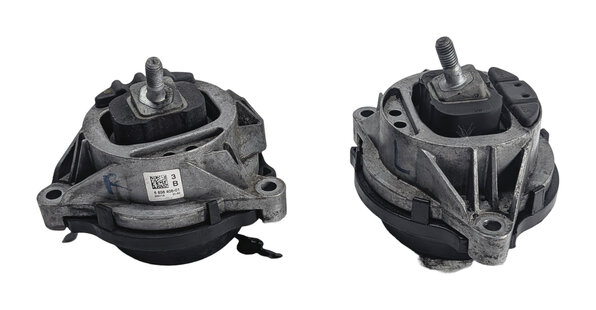 Thumbnail 5: 14-18 BMW 328d xDrive F30 2.0L N47 DIESEL LEFT & RIGHT ENGINE MOTOR MOUNT SET/2