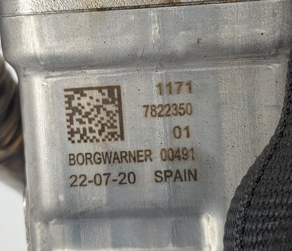 Thumbnail 8: 14-18 BMW 328i 535i 740I X3 X5 F30 F01 F10 F15 DIESEL ENGINE EGR VALVE ASSEMBLY