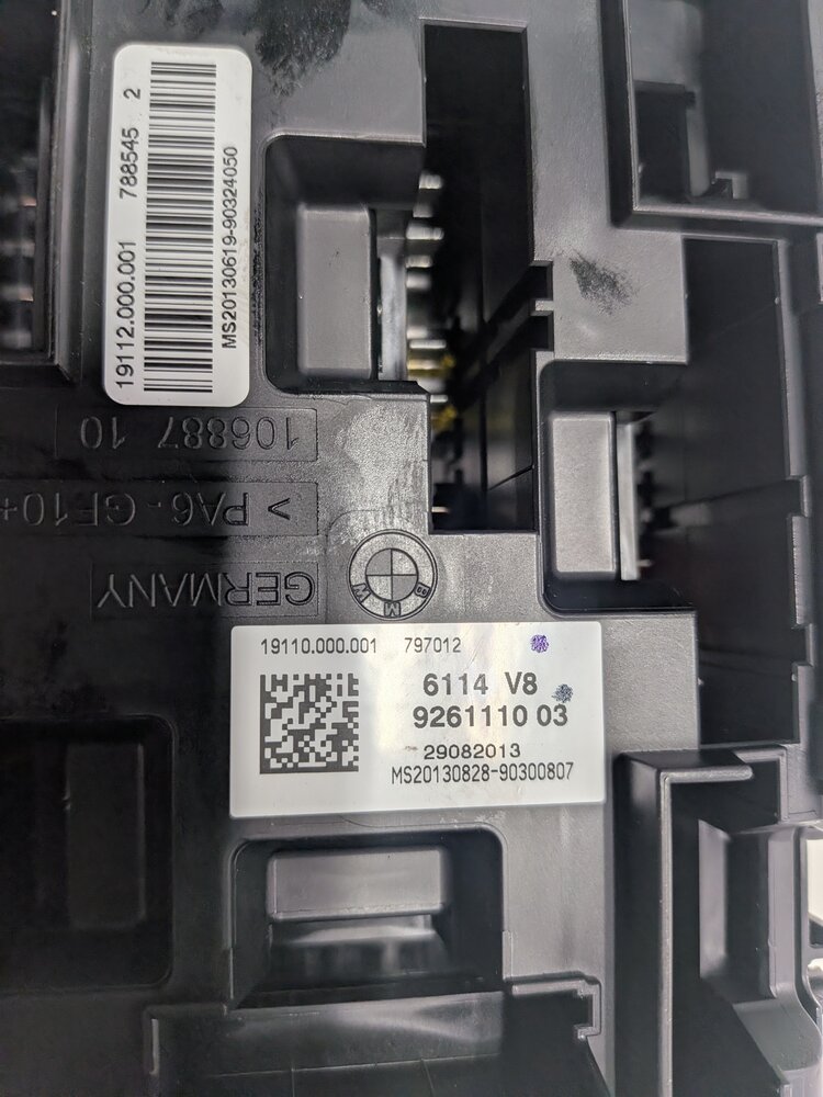 Thumbnail 7: 14-21 BMW 2 3 4 SERIES GT M3 M4 ACTIVE HYBRID 3 REAR POWER DISTRIBUTION FUSE BOX