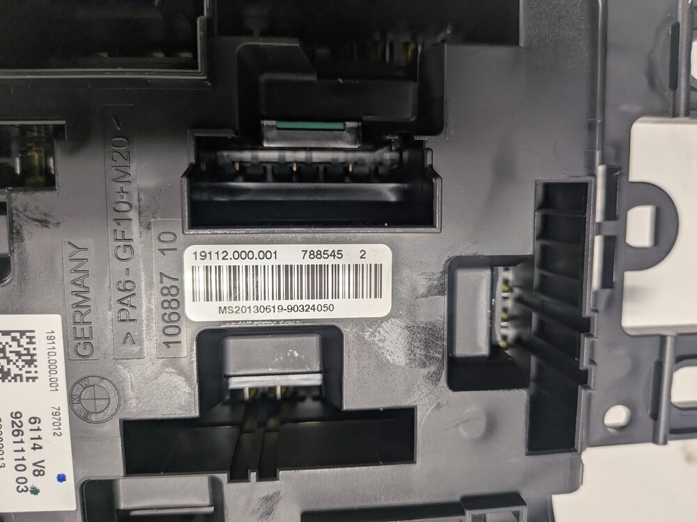 Thumbnail 8: 14-21 BMW 2 3 4 SERIES GT M3 M4 ACTIVE HYBRID 3 REAR POWER DISTRIBUTION FUSE BOX