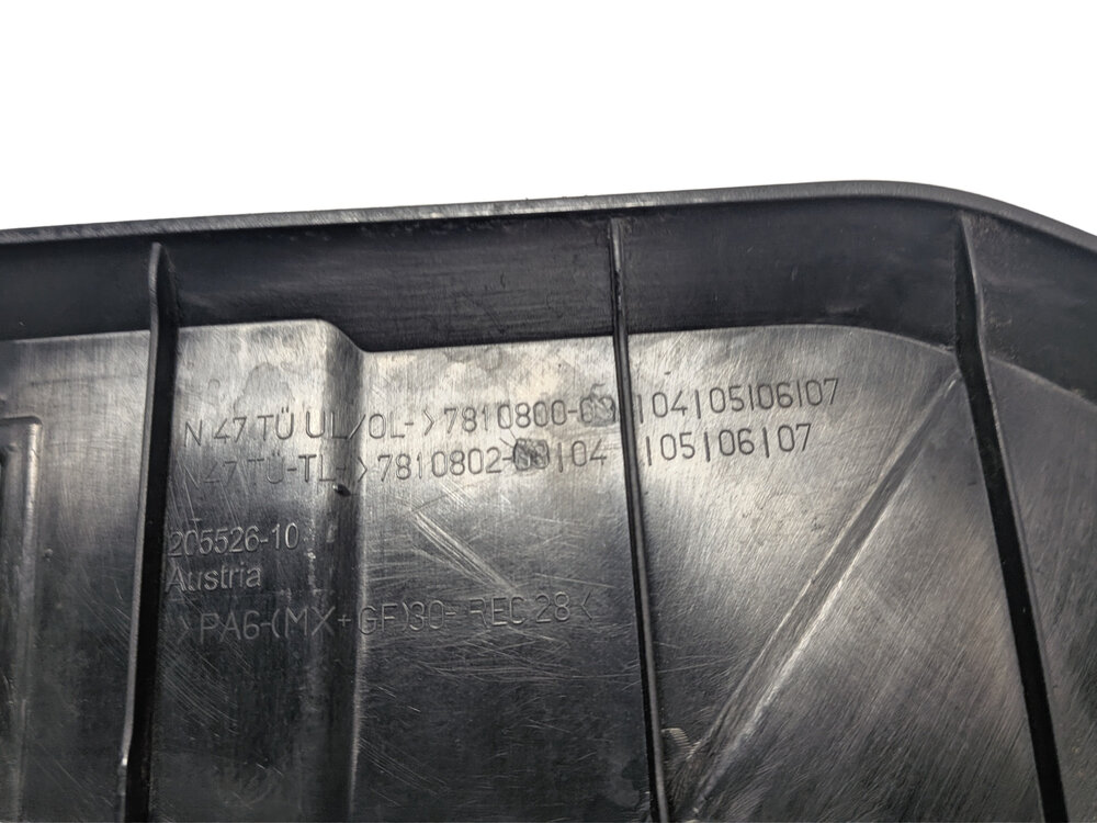 Thumbnail 8: 14-18 BMW 328D XDRIVE F30 F31 2.0L N47T DIESEL ENGINE ACOUSTIC TOP COVER