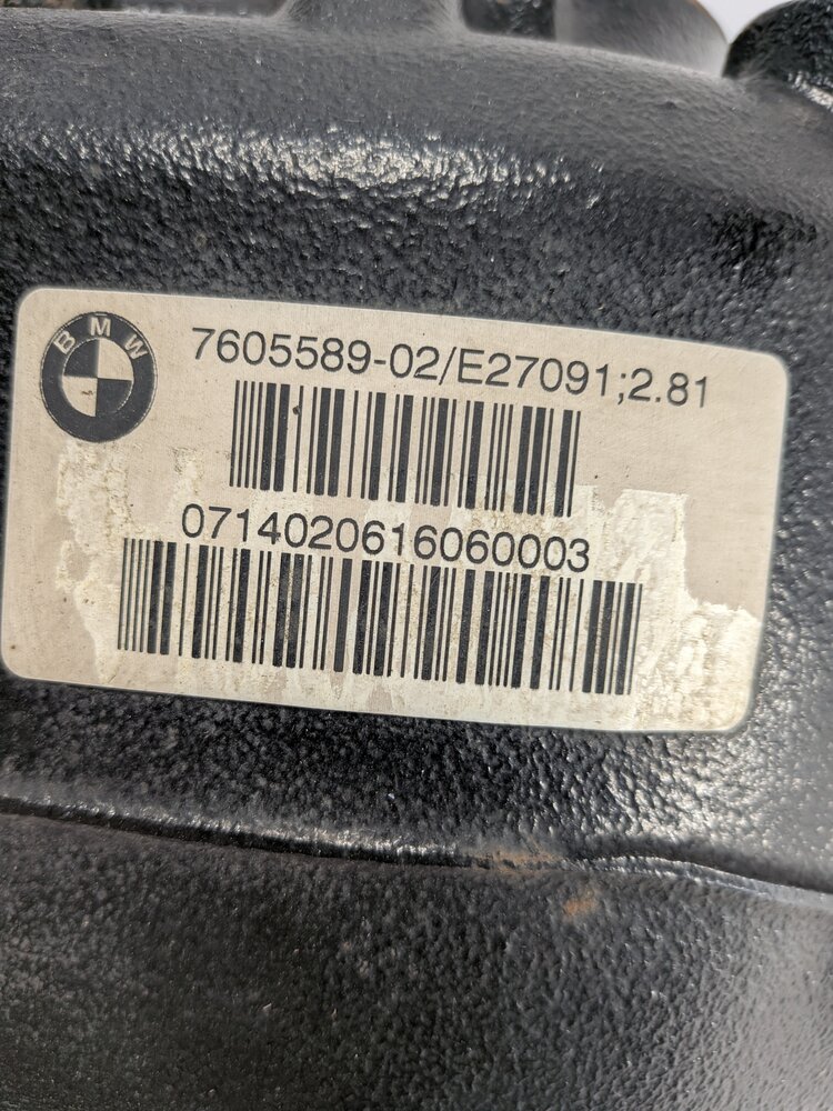 Thumbnail 10: 2014-2019 BMW 2 3 4 SERIES (F22 F30 F32) REAR DIFFERENTIAL GEAR CARRIER (2.81)