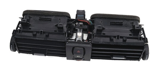 Thumbnail 2: 2014 BMW 328XID SEDAN (F30) FRONT CENTER DASH AC VENT w/ HAZARD SWITCH (Black)