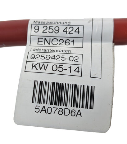 Thumbnail 10: 2014 BMW 328XID SEDAN (F30) 2.0L POSITIVE BATTERY POWER CABLE w/ SAFETY TERMINAL