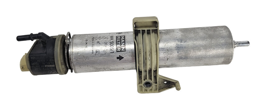 Thumbnail 2: 2014 BMW 328XID SEDAN (F30) 2.0L N47 ENGINE DIESEL FUEL FILTER w/ HEATER BRACKET