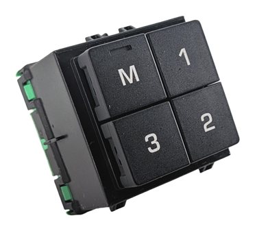 15-20 DISCOVERY SPORT ROVER SPORT VELAR DRIVER MEMORY SEAT SWITCH (BLACK)