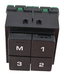 Thumbnail 3: 15-20 DISCOVERY SPORT ROVER SPORT VELAR DRIVER MEMORY SEAT SWITCH (BLACK)