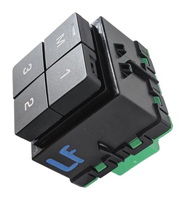 Thumbnail 4: 15-20 DISCOVERY SPORT ROVER SPORT VELAR DRIVER MEMORY SEAT SWITCH (BLACK)